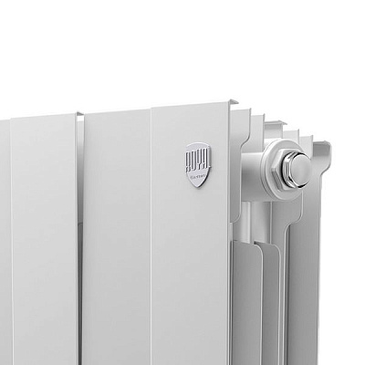 Биметаллический секционный радиатор отопления Royal Thermo PianoForte Bianco Traffico 300 / 8 секций