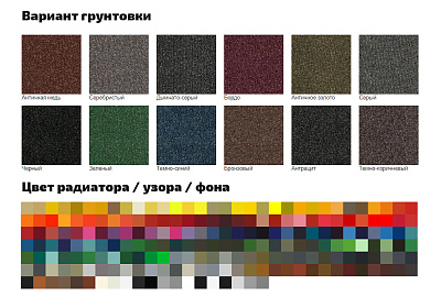 Чугунный радиатор отопления RETROstyle Bohemia 450/220 (без узора) - 1 секция