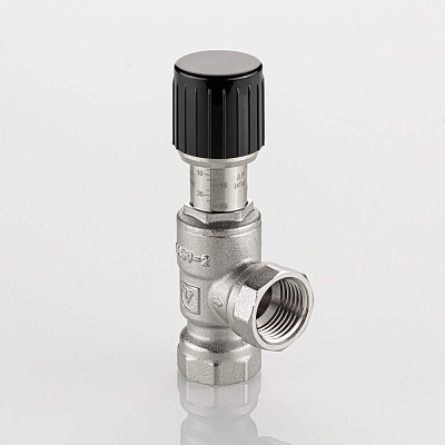 Клапан перепускной VALTEC угловой 1/2 (20-60 кПа) (VT.665.N.0402)
