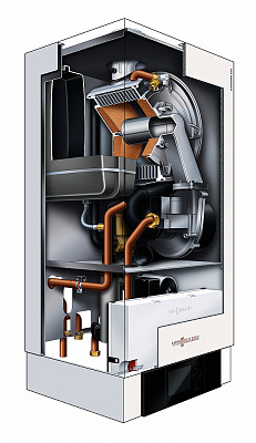 Настенный газовый конденсационный котел отопления одноконтурный Viessmann Vitodens 200-W Vitotronic 100 44,5 кВт Тип HO1B B2HAK12