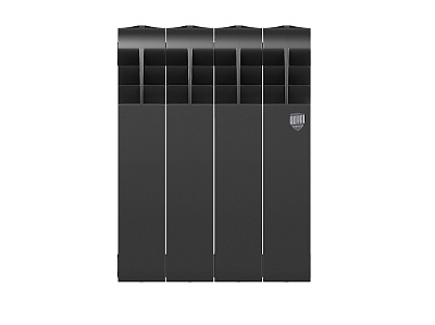 Биметаллический секционный радиатор отопления Royal Thermo Biliner 350 / Noire Sable / 4 секции