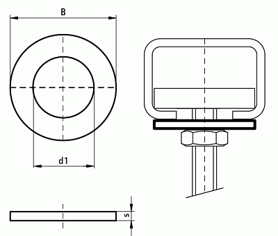 Шайба Walraven BIS WM0-35 17,0х30 мм, М16