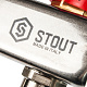 Коллектор Stout из нержавеющей стали в сборе с расходомерами 1/3/4x8, SMS 0907 000008