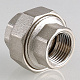 Муфта разъемная VALTEC 1 1/2 ВР, никелированная латунь