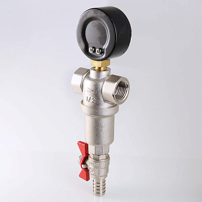 Фильтр промывной VALTEC 3/4, каскадный (500 и 100) (VT.390.N.05)