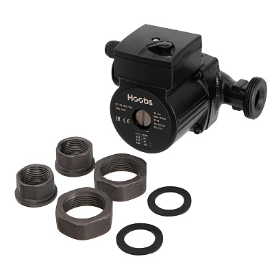 Циркуляционный насос HOOBS CT 25-80S 180мм 180Вт 1x230В 50Гц (с гайками)