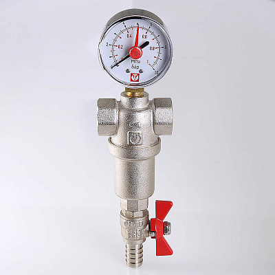 Фильтр промывной VALTEC 3/4, каскадный (500 и 100) (VT.390.N.05)