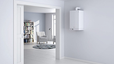 Настенный газовый двухконтурный котел отопления Viessmann Vitopend 100-W A1JB 34 кВт