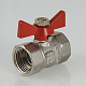 Кран шаровой VALTEC Compact 3/4 ВВ, бабочка