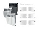 Биметаллический секционный радиатор отопления Royal Thermo BiLiner 500 / 10 секций